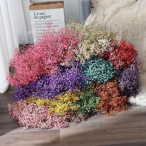

gift wrap natural gypsophila preserved flower real diy home decoration party valentine's day holiday plant lovers