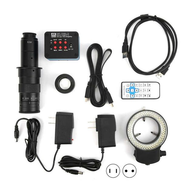 

professional hand tool sets woodworking set wrench 4k 12mp usb industrial microscope camera +360x lens+144 led light