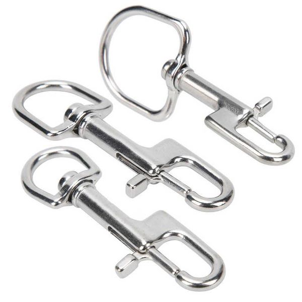 

diving masks eye snap hooks stainless steel single ended clips buckle