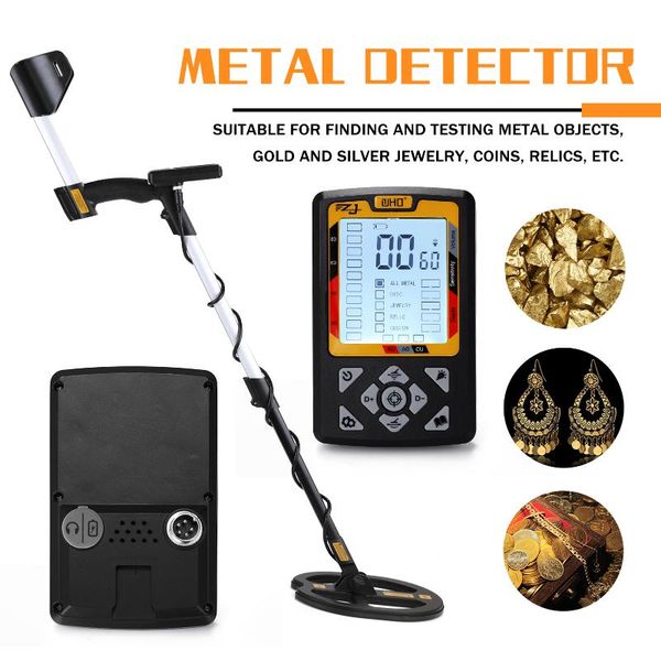 

z30 11.5in search coil underground metal detector lcd display treasure finder archaeology instrument multipurpose metal detector