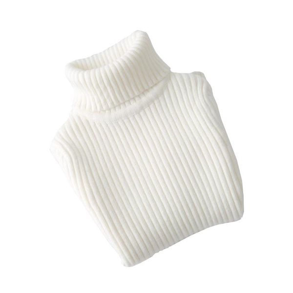 

autumn winter children girls sweaters knitted turtleneck pullover sweater for boys girl kids cardigan, Blue