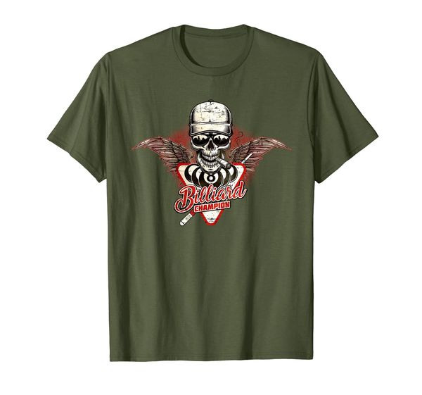

TShirt for Billiards Champion Players - Smoking wings Skull, Mainly pictures