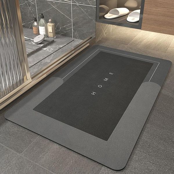

bath mats super absorbent floor mat water absorption non-slip door home kitchen oil-proof quick drying carpet rug toilet washable