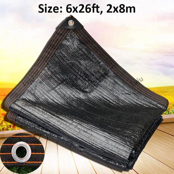

shade lvju 6x26ft 2x8m garden net 95% shading rate vegetables black netting