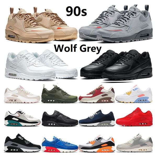 

max 90 wolf grey mens running shoes 90s safety orange lemon venom midnight blue triple white black trail team gold bacon men women trainers