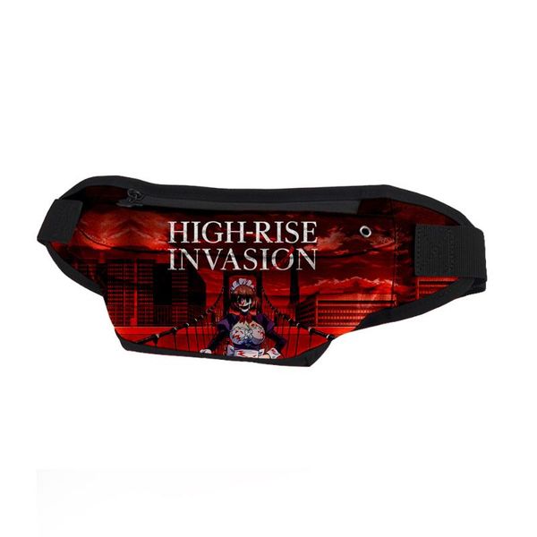 

backpack high-rise invasiÃ³n waist bag chest tide brand messenger student shoulder mobile phone small waterproof kawaii