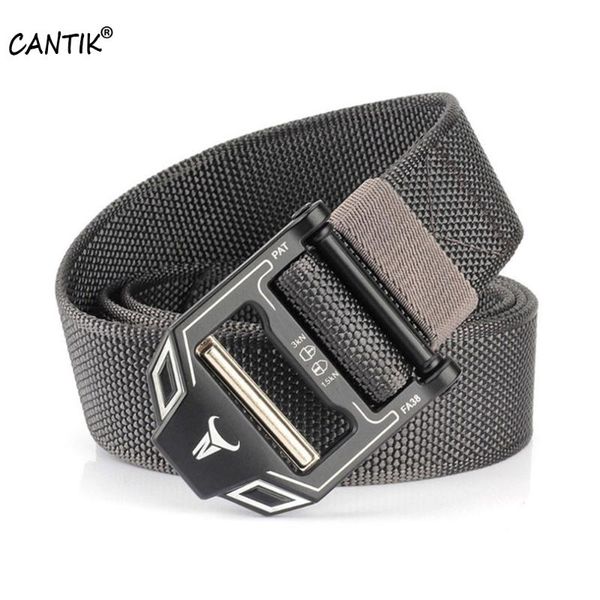 

belts cantik brand 3.8cm width jeans accessories design quality knitted nylon belt grey army fan outdoor tactical cbca240, Black;brown