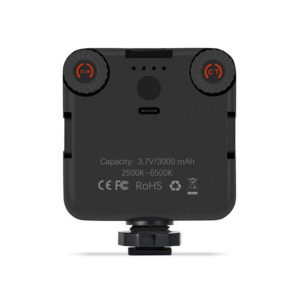

flash heads mini rgb video light lighting for pography 3000mah led camera vlog fill live