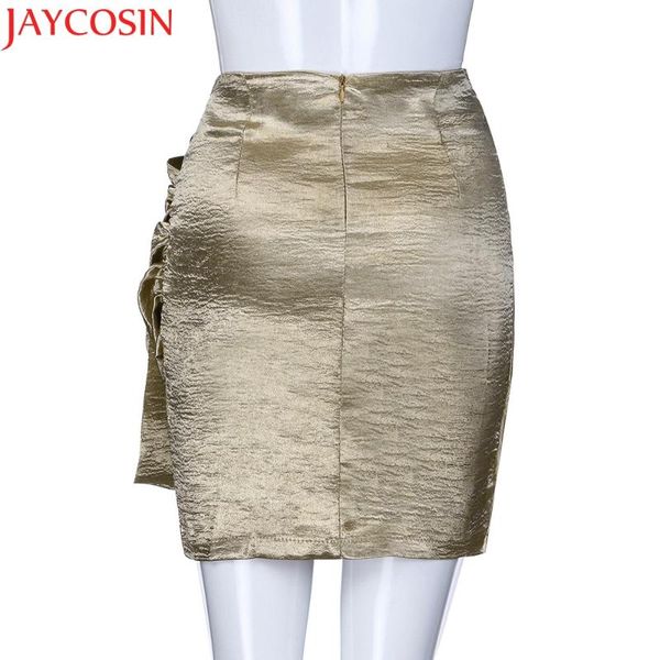 

skirts jaycosin klv skirt 2021 women fashion gold elegant bowknot skinny skirt40, Black