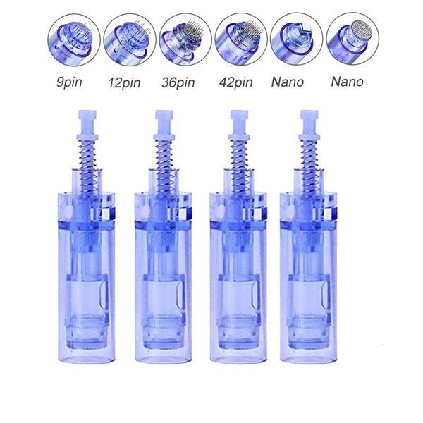 

tattoo needles beauty star 10/50pcs electric derma pen needle 9/ 12/ 36/ 42/ nano cartridges bayonet for ultima a1 micro