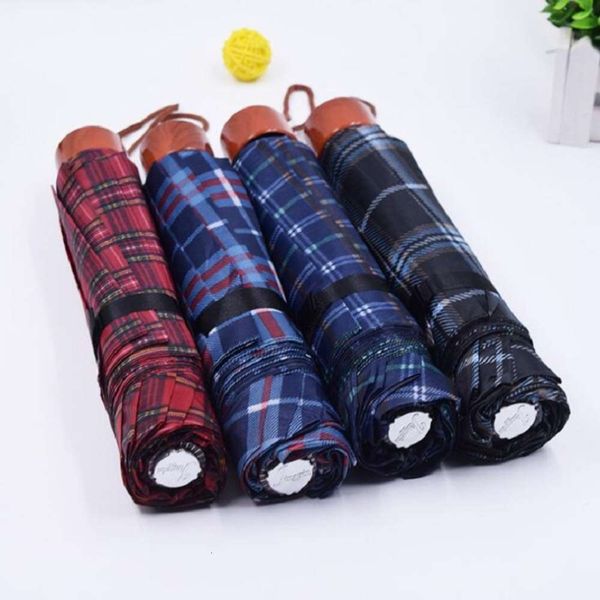 

umbrella, large lattice umbrella, ten bone reinforced, sunny and rainy business portable folding umbrella