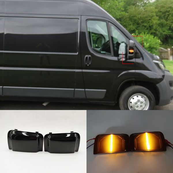 1 set per Peugeot Boxer Fiat Ducato Citroen Jumper Wing Retroview Spessore Dynamic Blinker Dynamic Dynamic Torn Segnale Luce di segnale LED