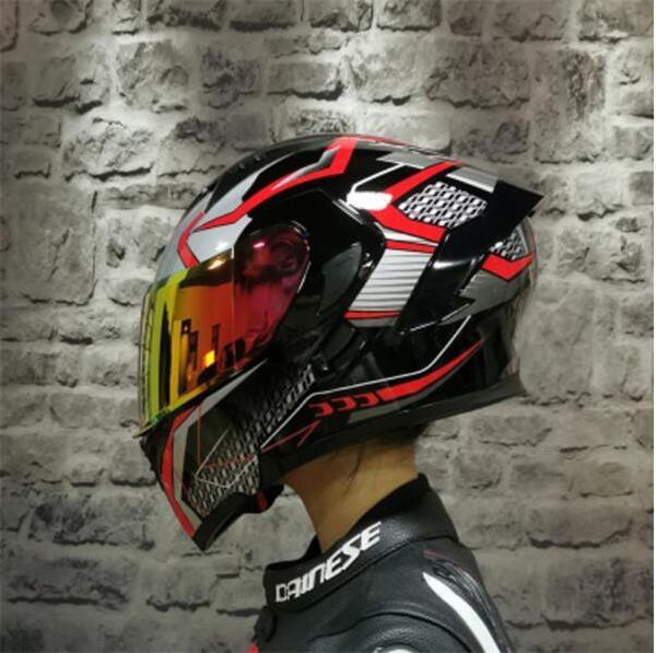 

2021 new motorcycle racing full helmet male and female outdoor riding equipment waterproof and anti-fog