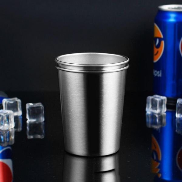 

camping holiday picnic 4pcs stainless steel cover mug cup drinking coffee tea beer with case ideal mugs