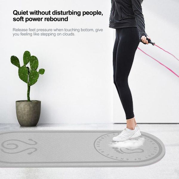 

yoga mat 141cm jump rope skipping floor workouts absorption cushion mute silent dancing soft skin-friendly pad mats