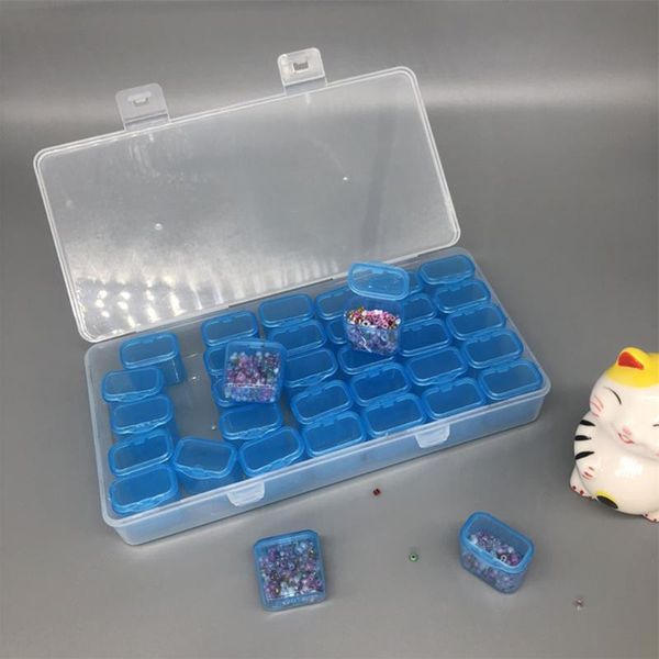 

tool organizers 35 grids beads art storage organizer box diamond painting embroidery accessories bead case