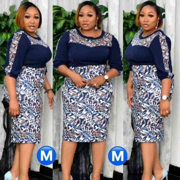 

dresses 2021 african dresses for women african clothes africa dress print dashiki ladies clothing ankara plus size africa women dress, Black;gray
