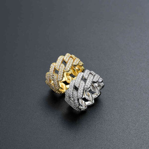 

ring hip hop ins micro set zircon 11mm, Silver