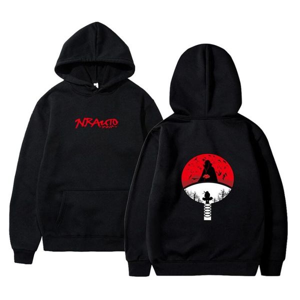 

men's hoodies & sweatshirts 2021 anime harajuku manga men women long sleeve pullover, Black