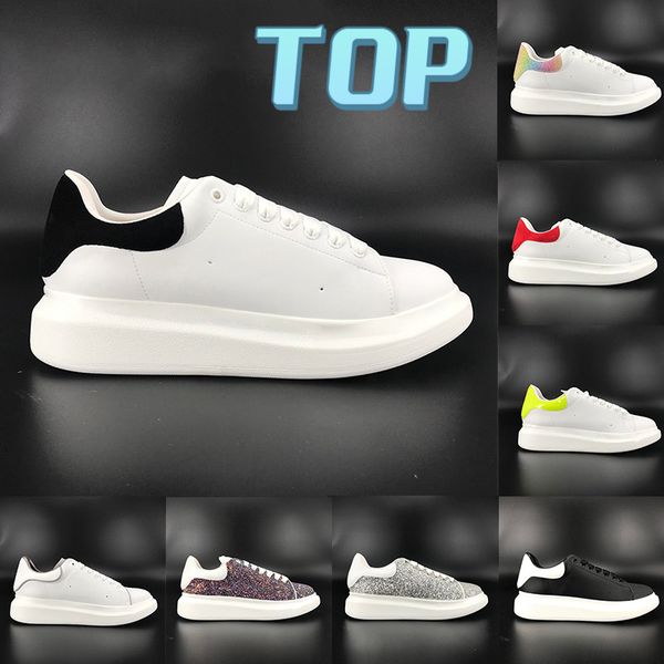 

platform casual shoes men women laser red triple white reflect black velvet tail silver sequin deep blue mens sneakers trainers us 6-11