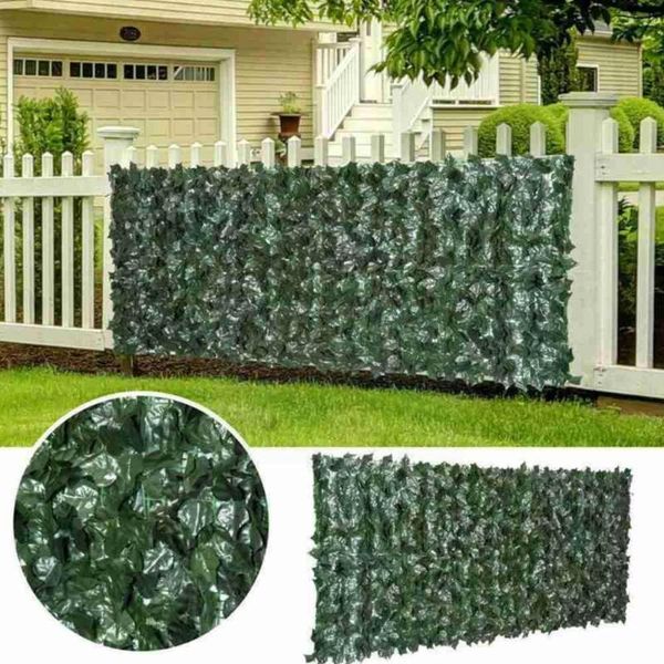 

decorative flowers & wreaths artificial leaf fence net hedges faux decoration vine simulation ivy plants pl q2x2