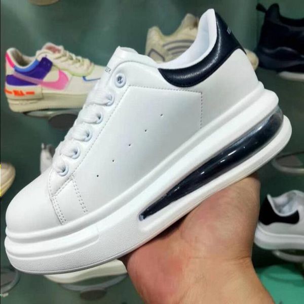 

solid qulity mens womens casual beautiful platform colors sneakers shoes leather chaussures designers luxury r78 dress shoe jumdj, Black