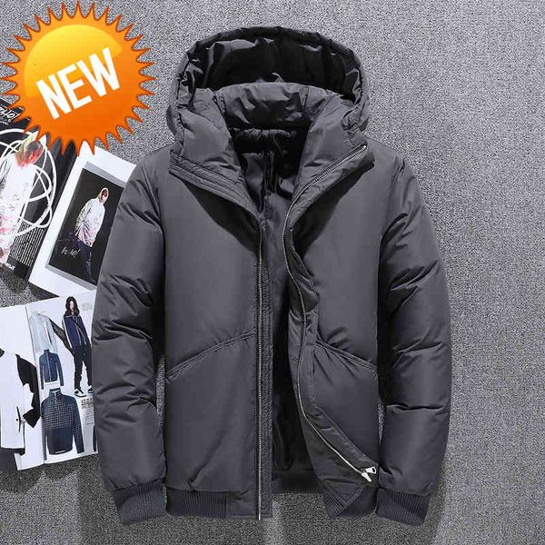 

winter male jacket man men's down warm hooded coats mens outwear windbreaker parkas 4xl abrigo hombre casaco, Black
