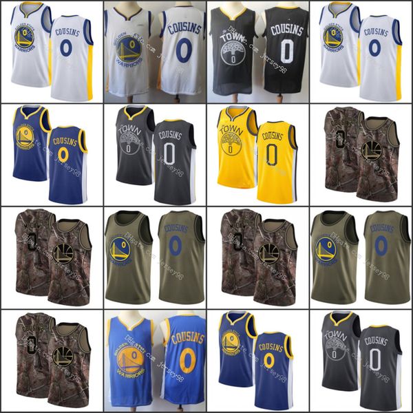 

golden state warriors men #0 demarcus cousinsmen retro basketball jersey, Black
