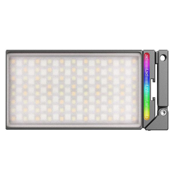 

2700k-8500k full color rgb led video light with bracket extend 1/4'' screw cold shoe dimmable pography studio flash heads