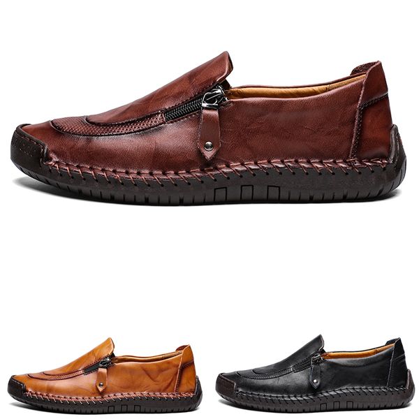 

discount men leather running shoes black brown burgundy grey fashion mens trainers outdoor sports sneakers walking runner shoe