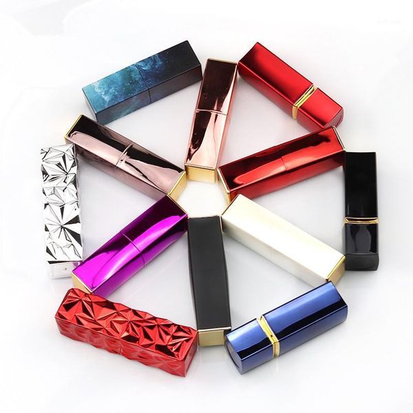 

magnetic magnet 12.1mm empty lipstick tube makeup lip plumper rouge diy cosmetic packaging containers 10pcs/lot storage bot bott