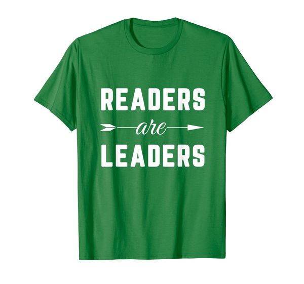 

readers are leaders t-shirt, White;black