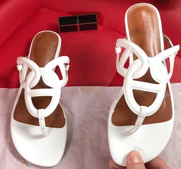 

2021 new fashion leisure flip-flops slippers short heel french temperament net celebrity flat two cm pinch niche sandals female trend, Black