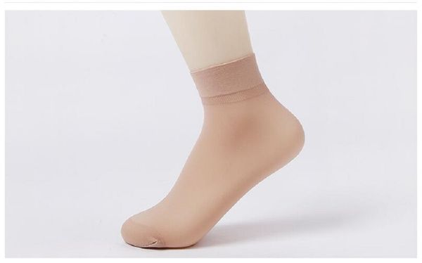 10 pares / lote mulheres curtas meias de seda custo eficaz primavera outono verão verão nylon ao ar livre casual legal fino adulto não é fácil de deformação Anti gancho par meias