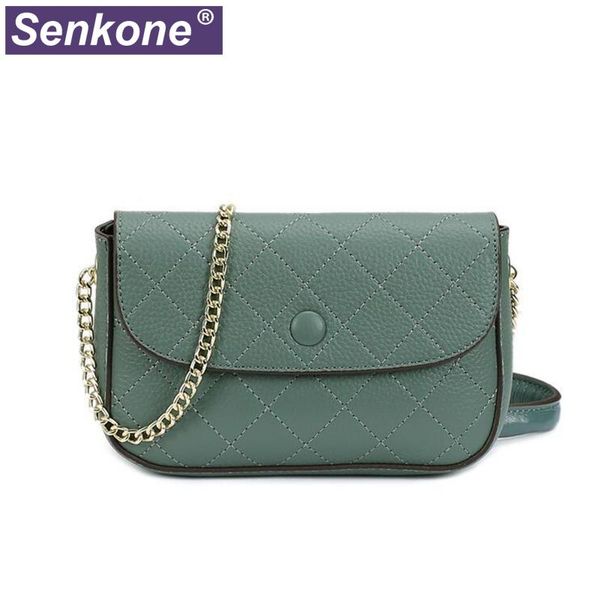 

evening bags 100% genuine leather mini crossbody for women brand designer female shoulder messenger phone purses