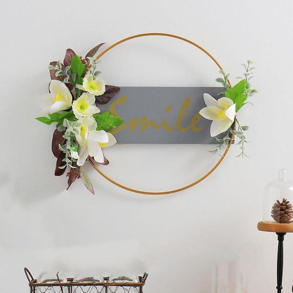 

party decoration creative garland wall indoor welcome card pendant metal home z9j7