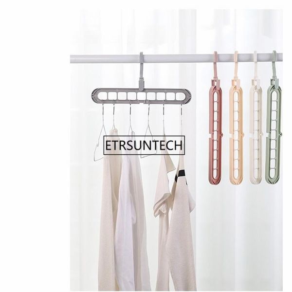 

laundry bags 100pcs clothes coat hangers hook saving space plastic cloth hanger wardrobe closet organizer tool wholesale
