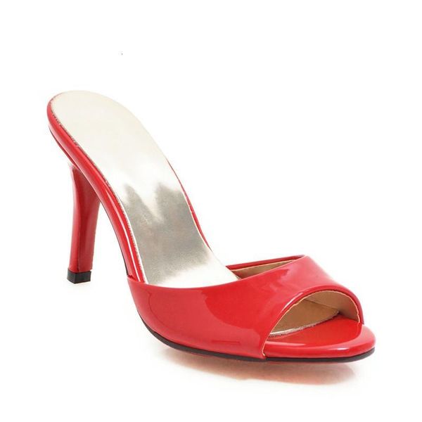 

sandals arrival women stiletto high heels shoes female peep toe summer party wedding woman slipper lgr0, Black