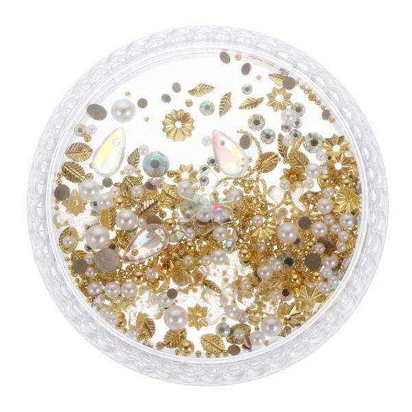 

nail art equipment 1 box diy metal cosmetic decal sticker decor, Silver