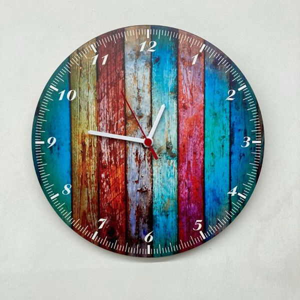 

retro vintage wooden wall clock clocks