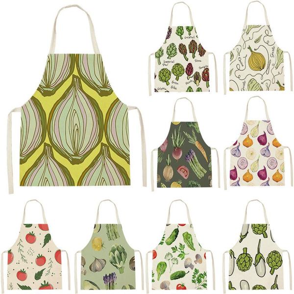 

aprons green vegetable pattern arms kitchen workwear mesh wear swipe child farmhouse decor baking accessories barber
