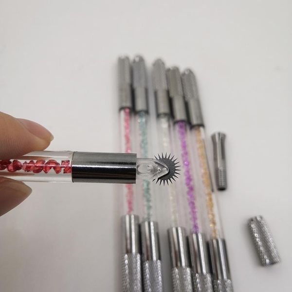 

tattoo needles 20pcs disposable roller pen set colorful dual-head manual & eyebrow permanent brow tool