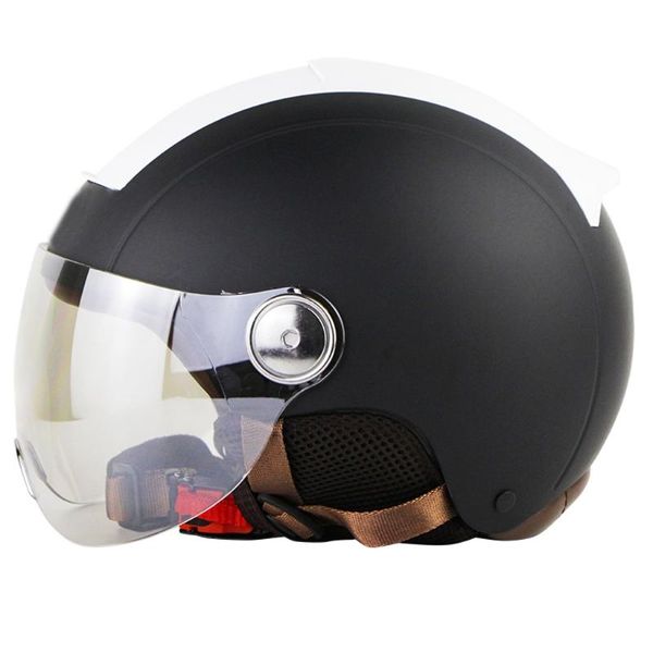 

motorcycle helmets electric half face abs helmet with lens scooter g8te