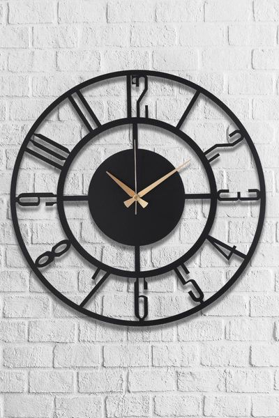 

wall clocks muyika design bunnela metal clock 50cm/19.70in home decor, modern decoration, art, silent mechanism