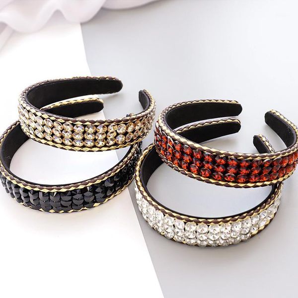 

baroque glass rhinestone hairband headband for women girls hair accessories1