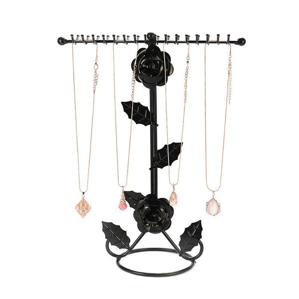 

other home decor rose iron display rack jewelry necklace pendant bracelet