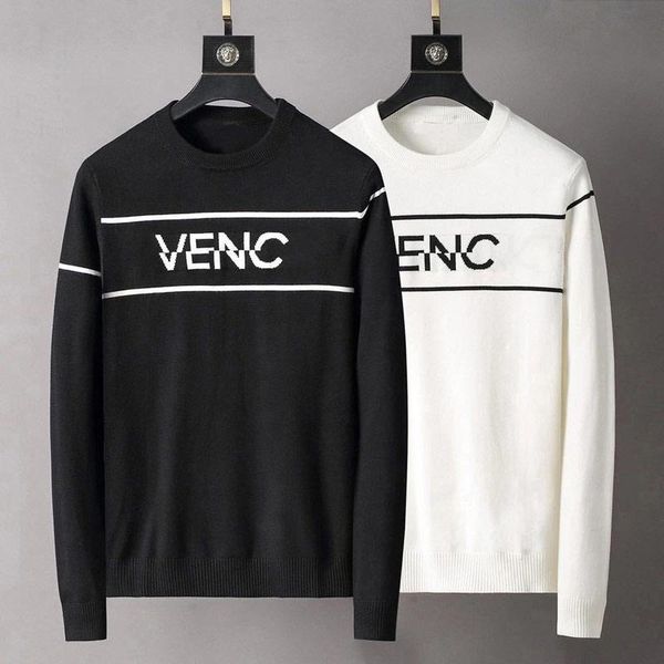 

mens designers sweater hoodie casual sweatershirt loong sleeve men women sweaters couple pullover letters curve print hoodies fashion style, White;black