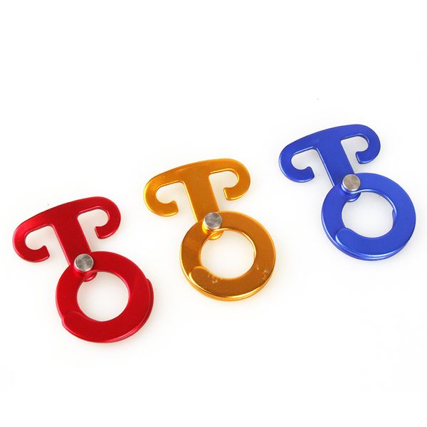 

multifunctional camping hook encamp tools 3 colors tents wind rope buckle for fixed position aluminium alloy outdoor gadgets 4jy x