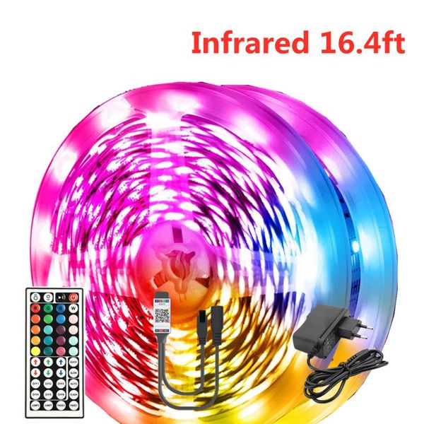 

infrarood 5m rgb 44-key 16.4 ft ahout eenvoudig te installeren, geschikt voor tv backlight kamer en slaapkamer multi led strips