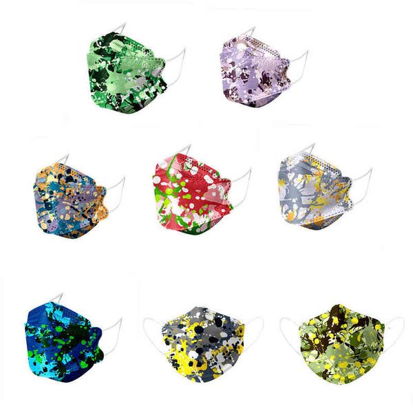 

korean 94 printed mask camouflage fish shaped 3d three-dimensional disposable mask